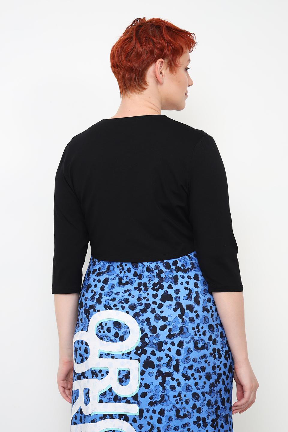 Жакет Doris Streich с завязками чёрный