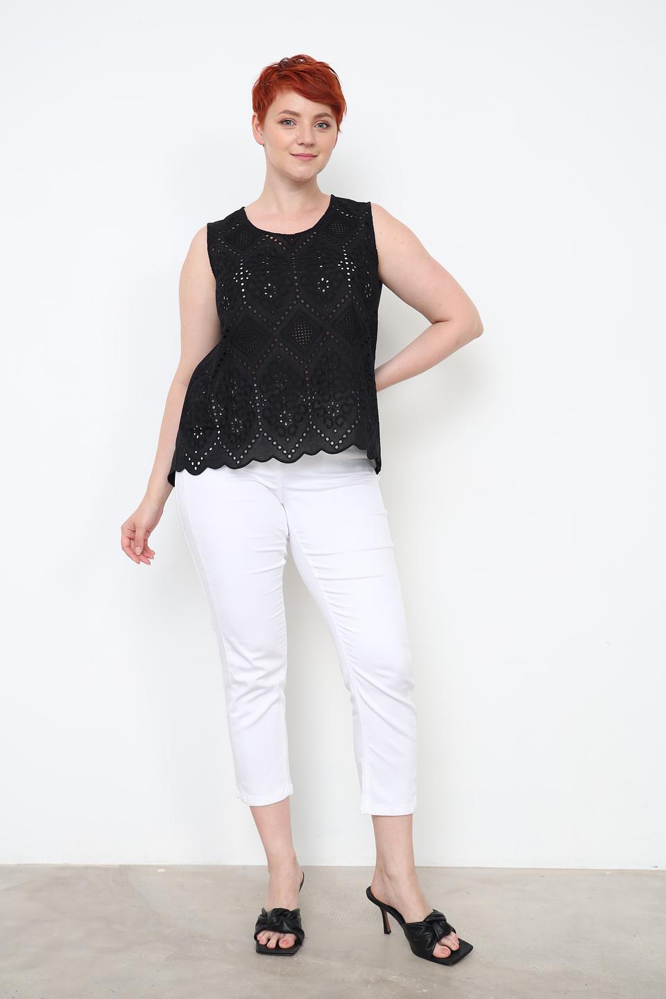 Джинсы Frapp белые с завязками