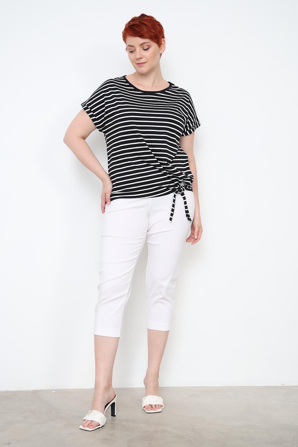 Брюки капри Via Appia DUE белые