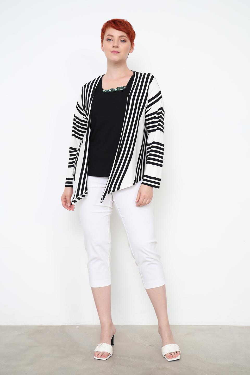 Брюки капри Via Appia DUE белые