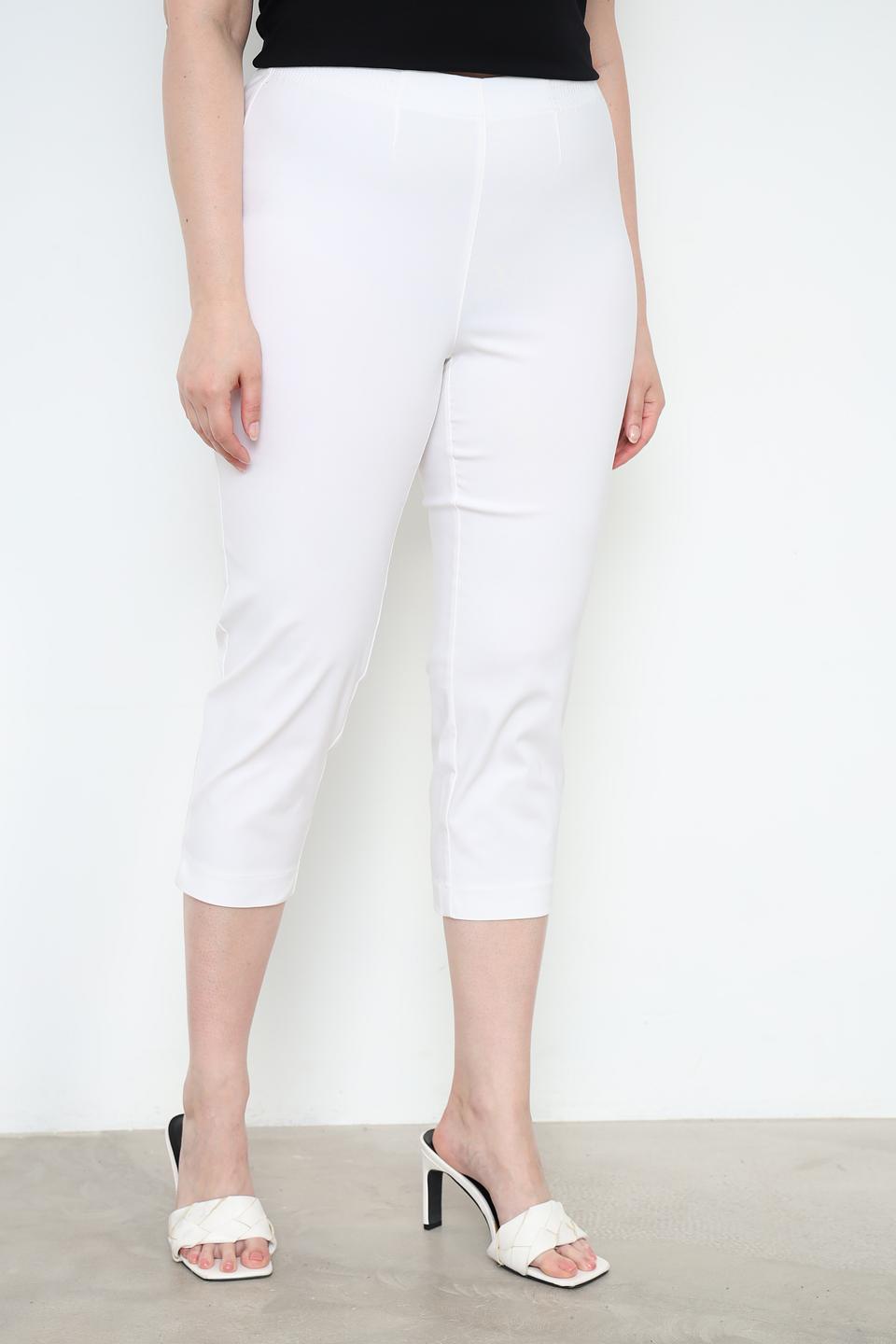 Брюки капри Via Appia DUE белые