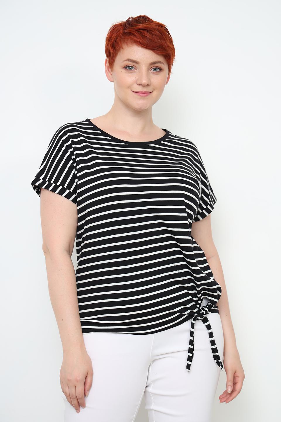 Футболка Via Appia в полоску с завязкой