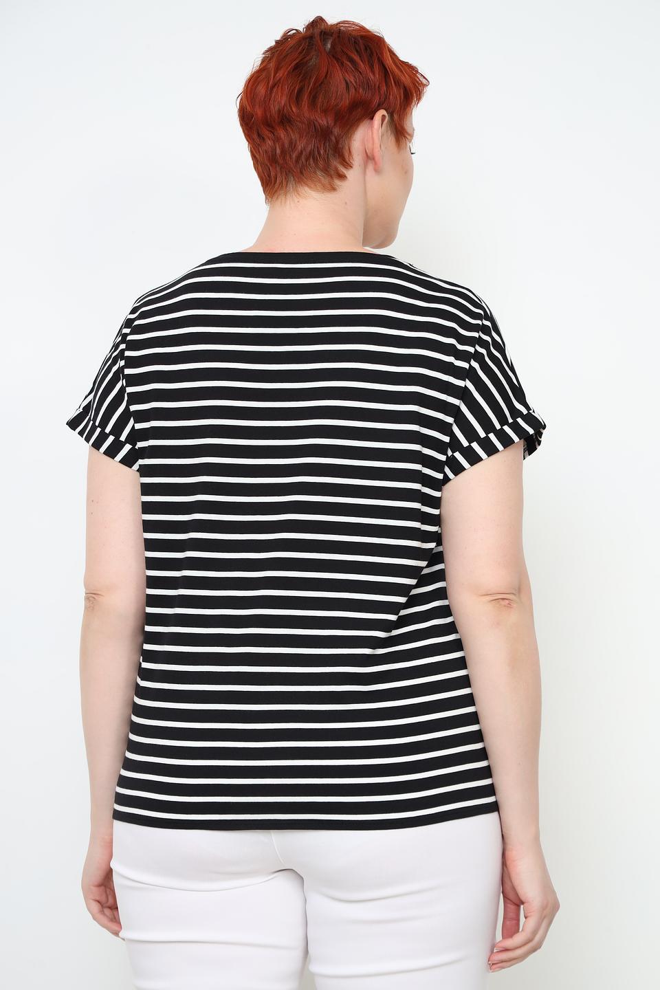 Футболка Via Appia в полоску с завязкой