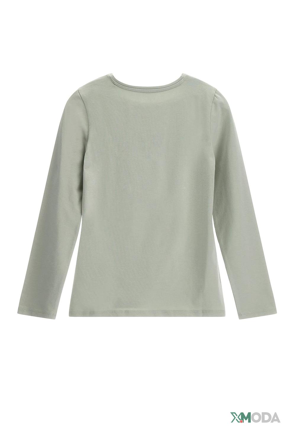 Футболка Guess дев. с логотипом хаки