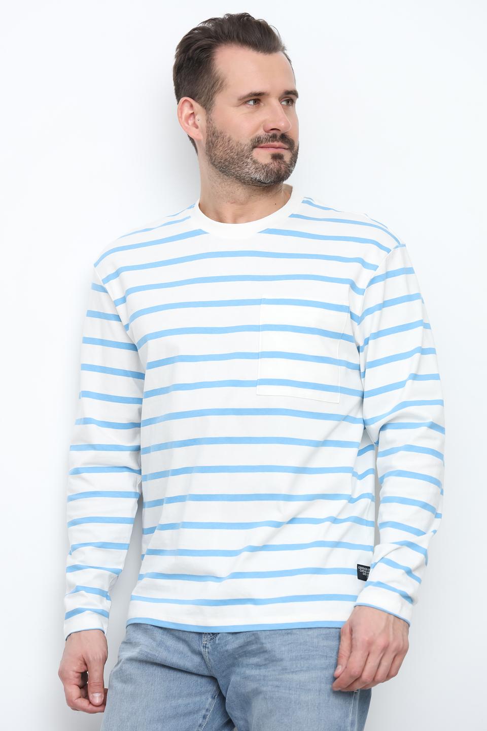 Футболка Tom Tailor в полоску голубую