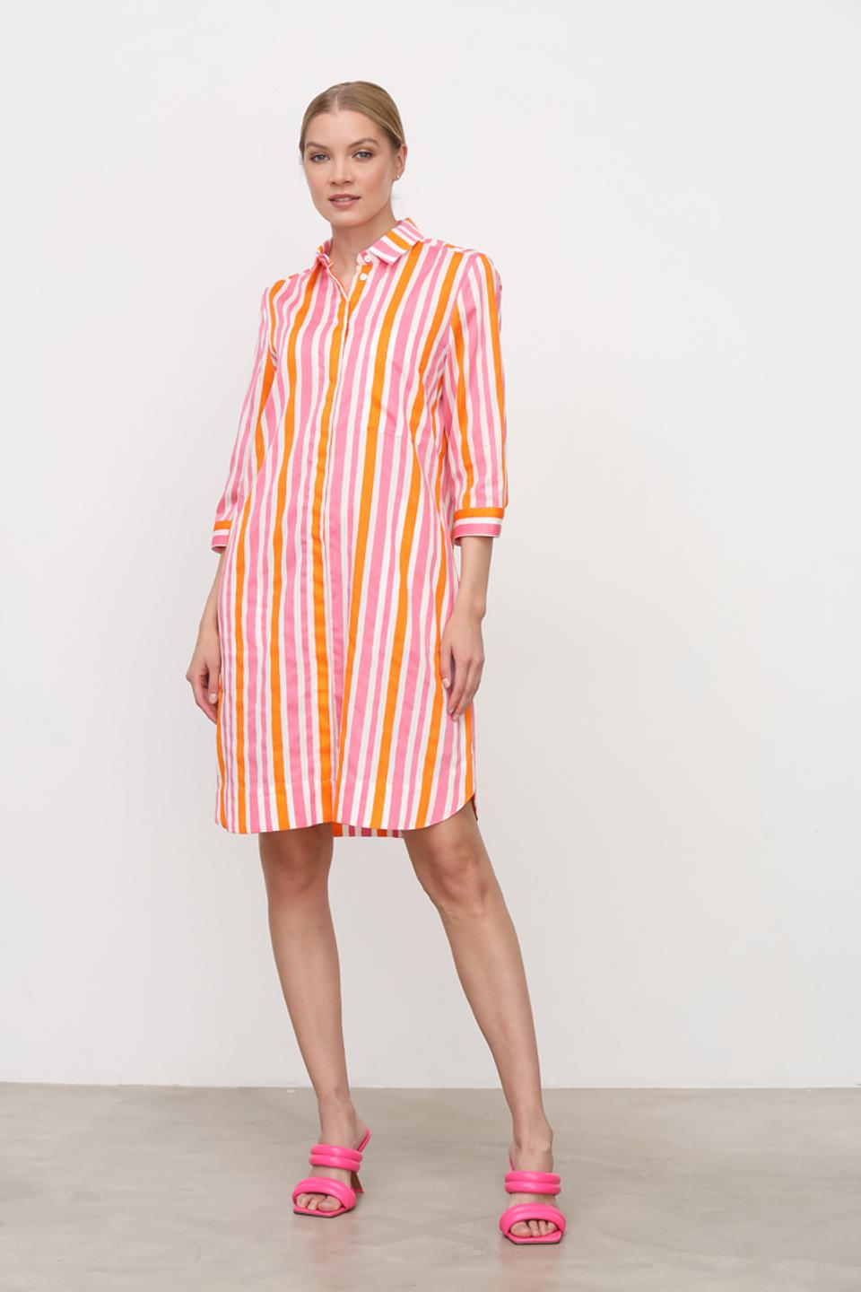 Платье в полоску You Just White