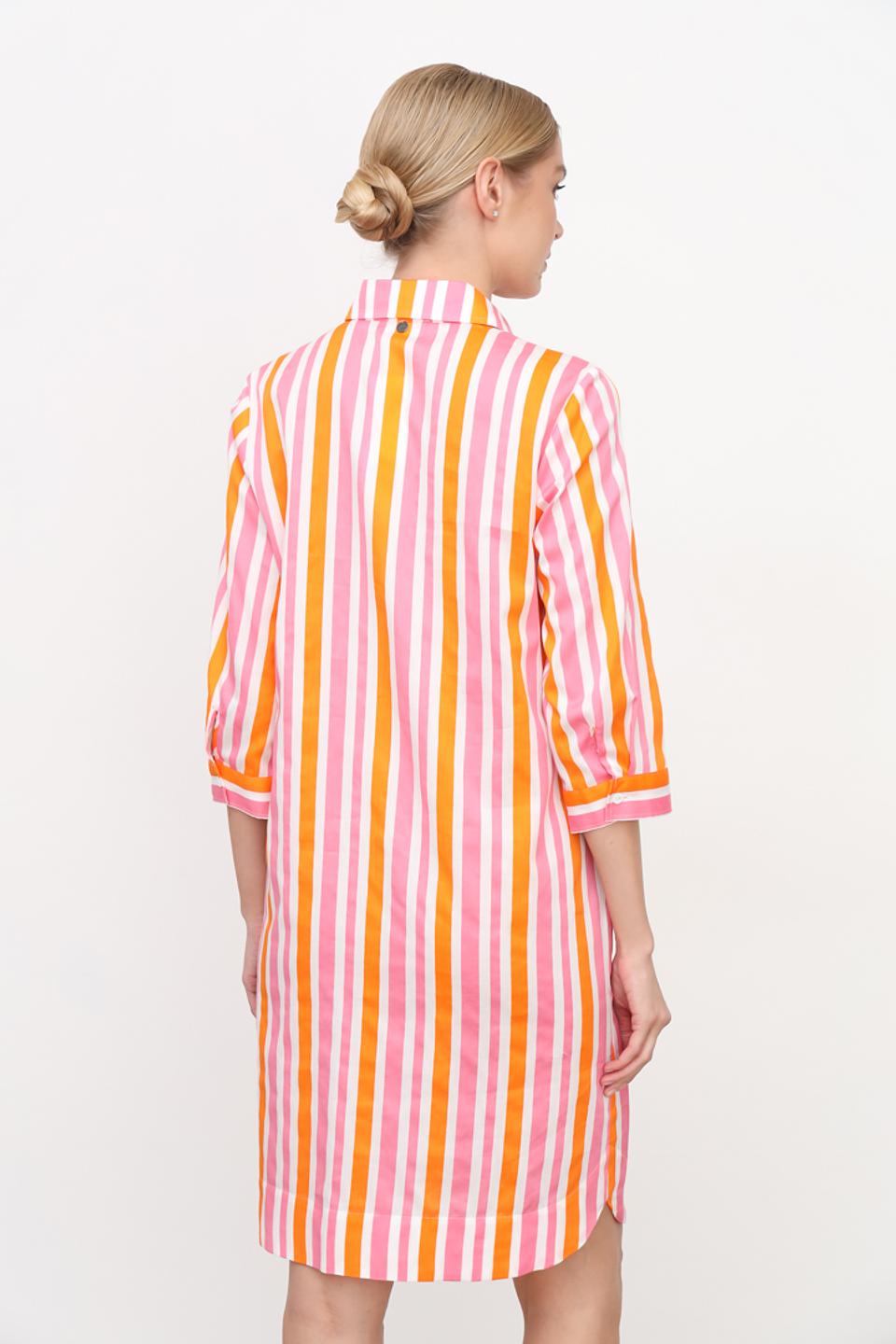 Платье в полоску You Just White