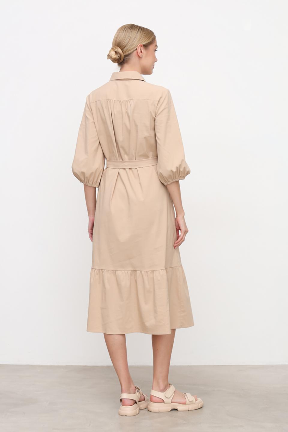 Платье рубашка Gerry Weber бежевое