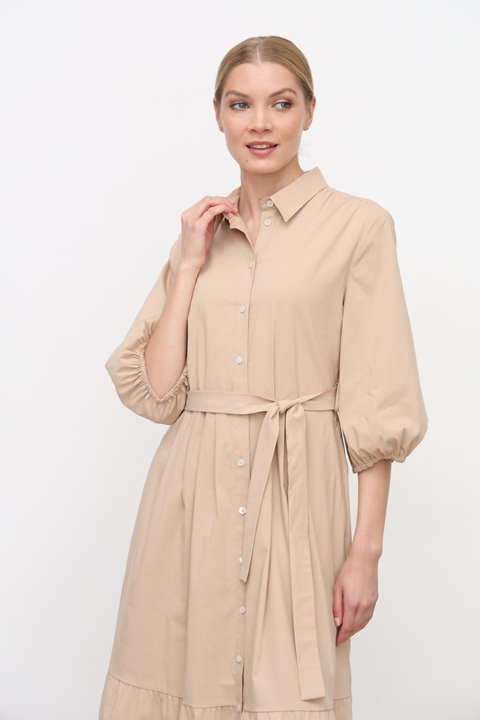 Платье рубашка Gerry Weber бежевое