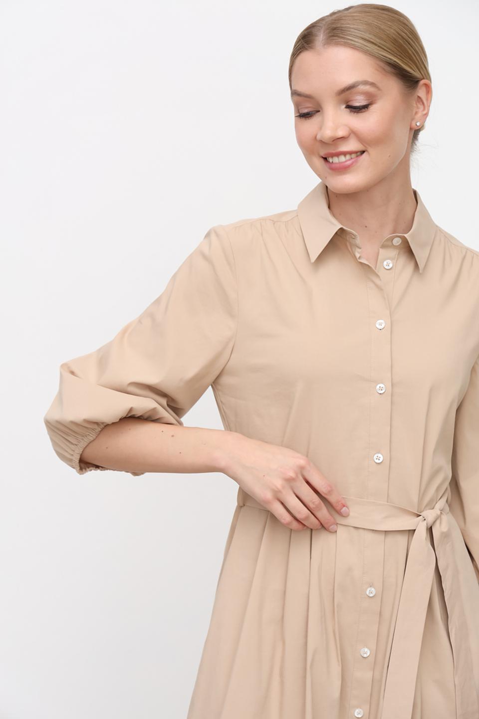 Платье рубашка Gerry Weber бежевое