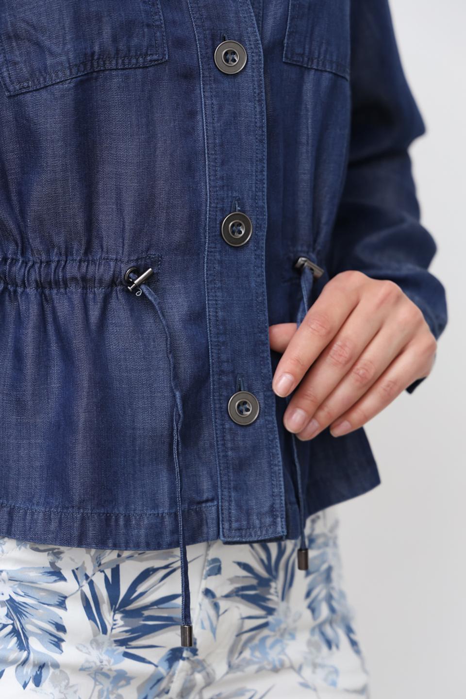 Жакет Lebek джинсовый синий