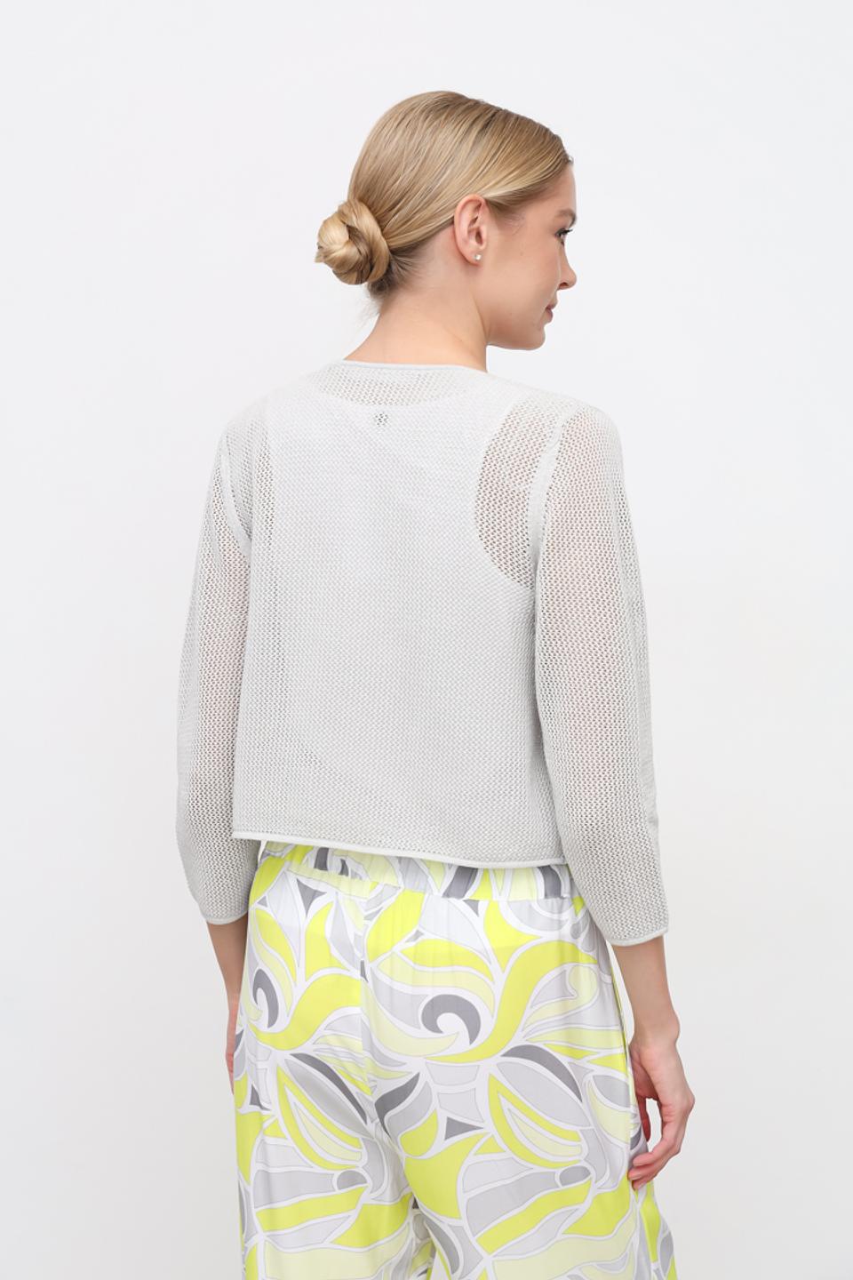 Жакет Bianca сетчатый серый