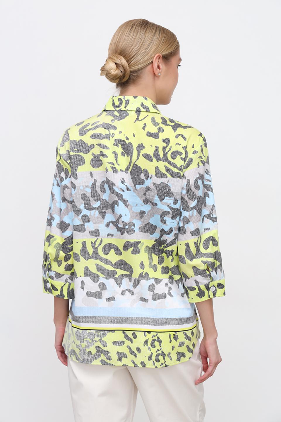 Блуза SE Stenau с принтом лайм