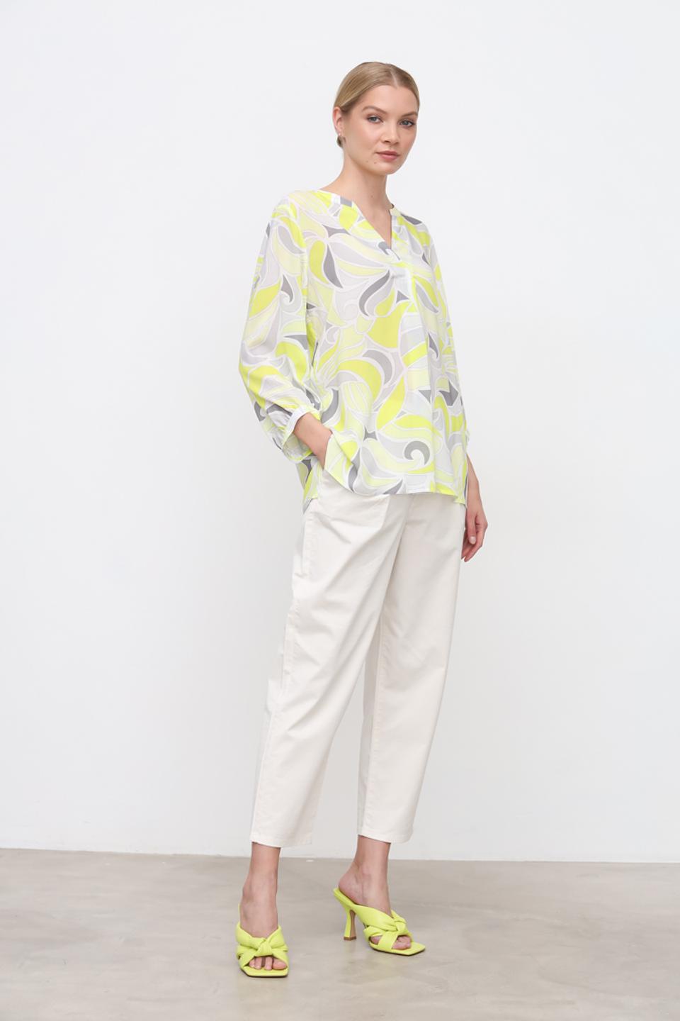 Блуза You Just White с принтом