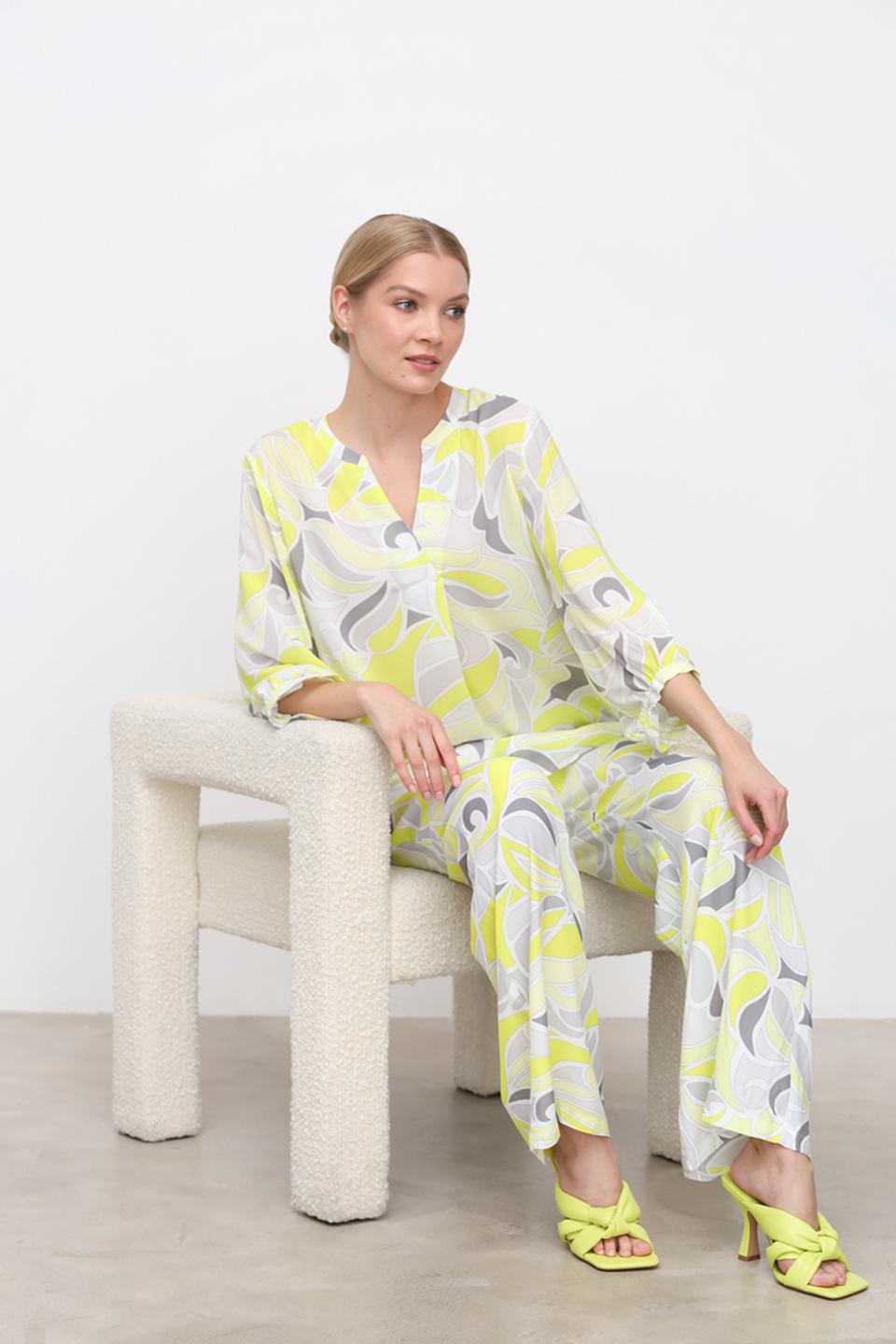 Блуза You Just White с принтом