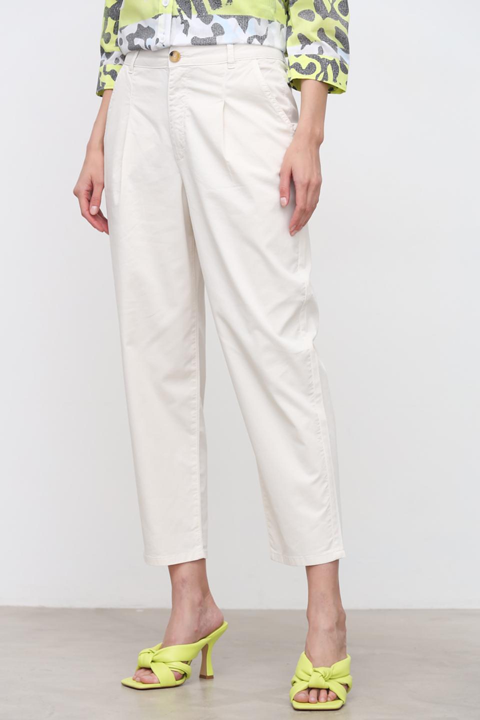 Брюки кюлоты Oui бежевые