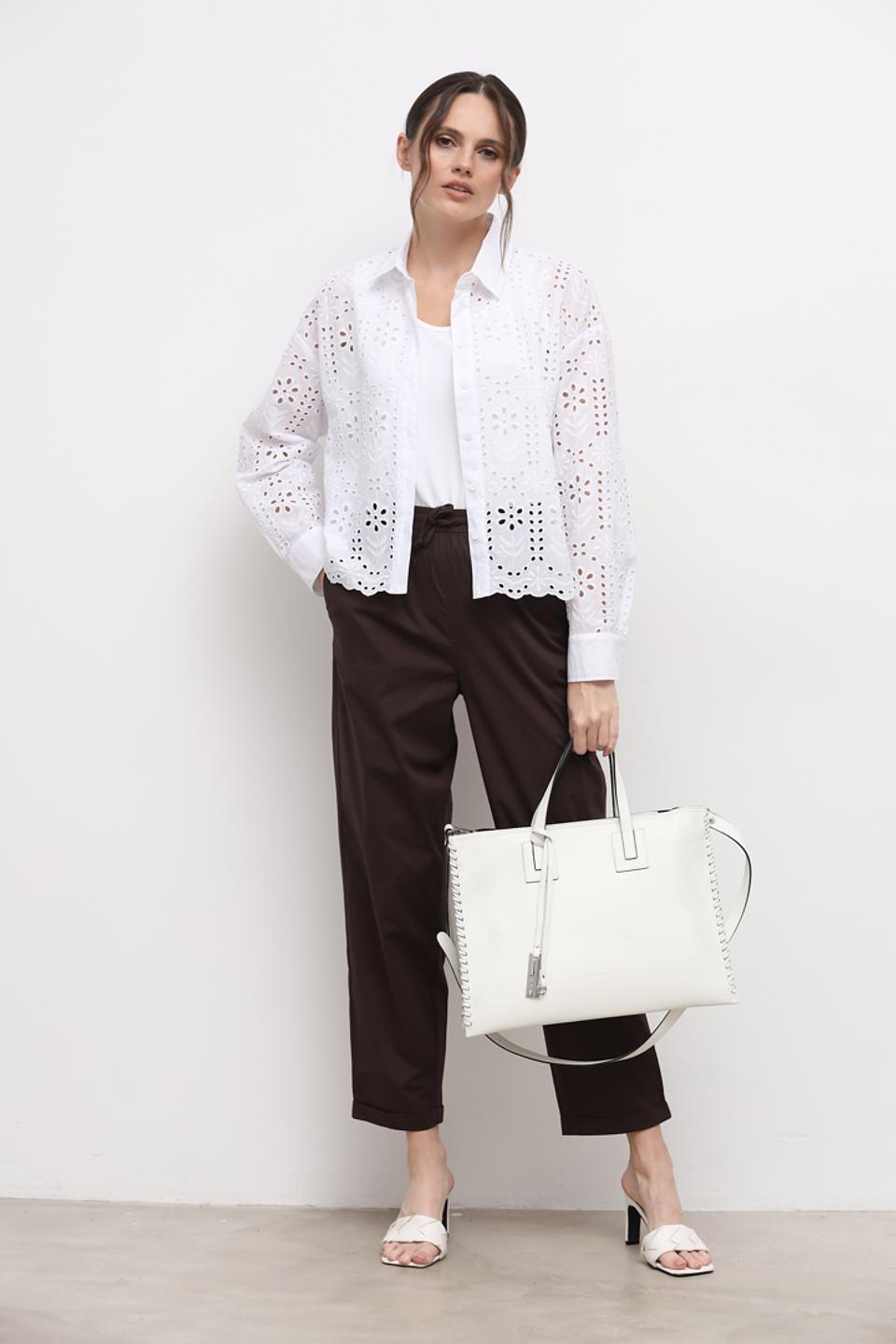 Топ Oui женский белый