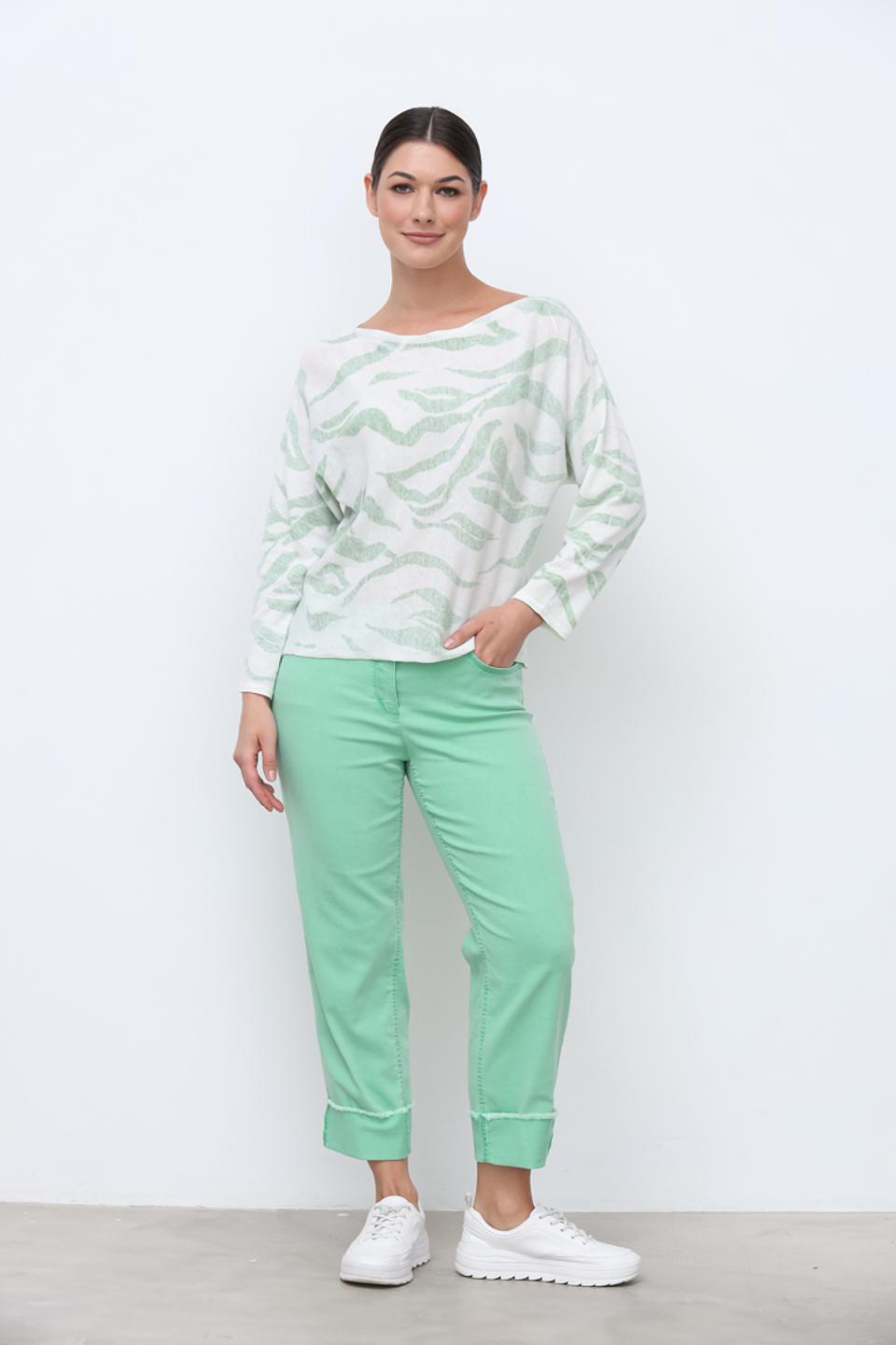 Джинсы Bianca мятные