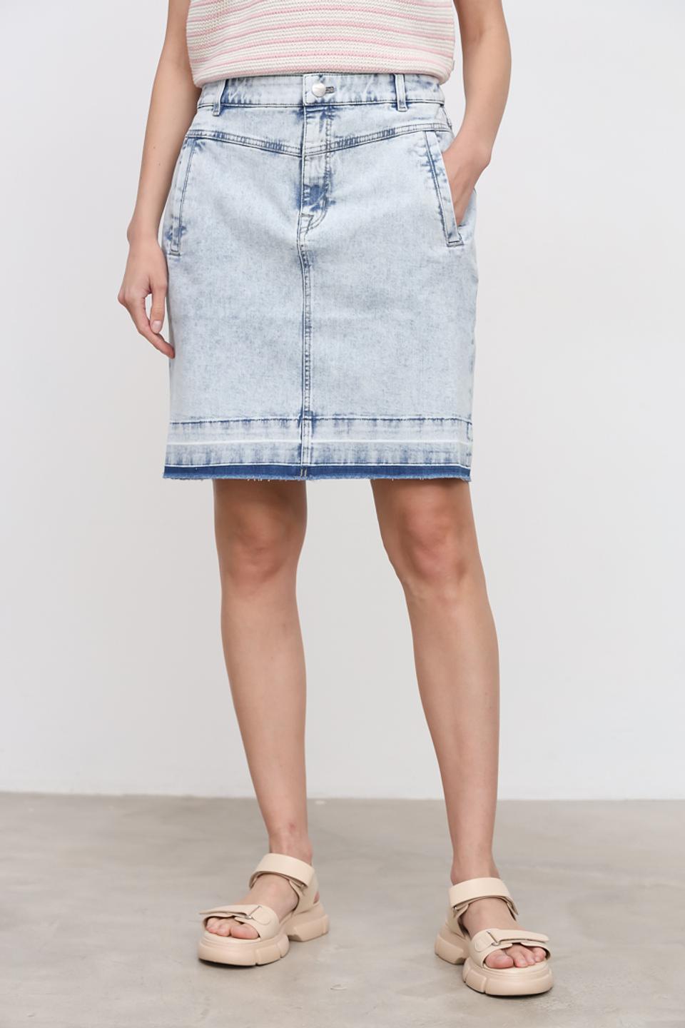 Юбка Marc Cain джинсовая голубая