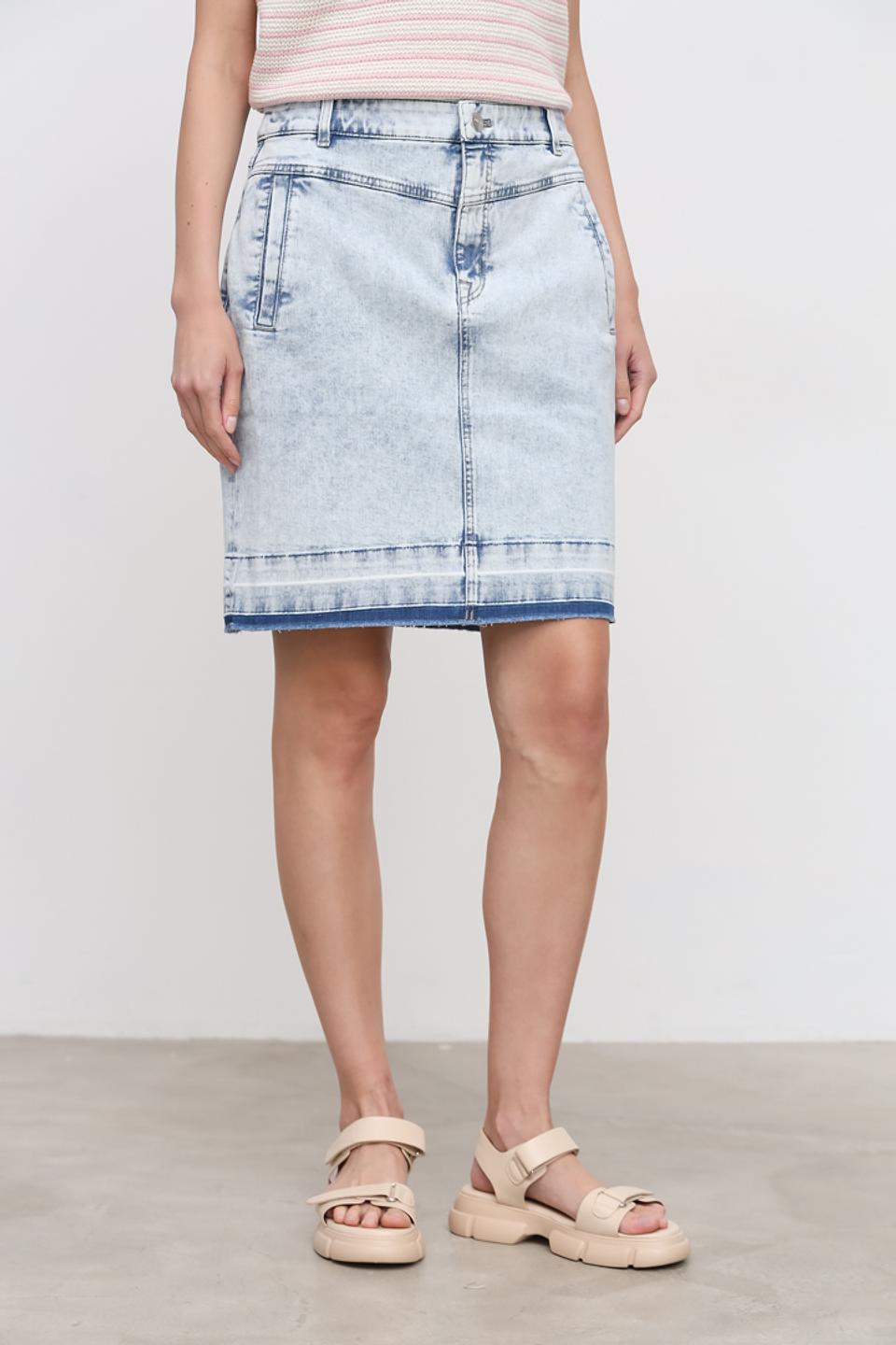 Юбка Marc Cain джинсовая голубая