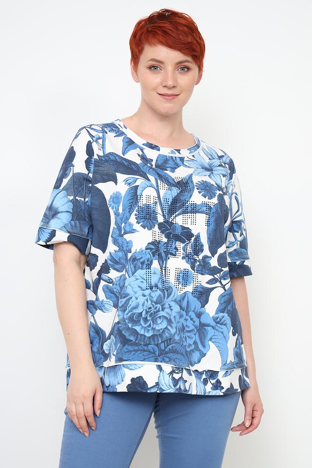 Пуловер Frapp с цветочным принтом