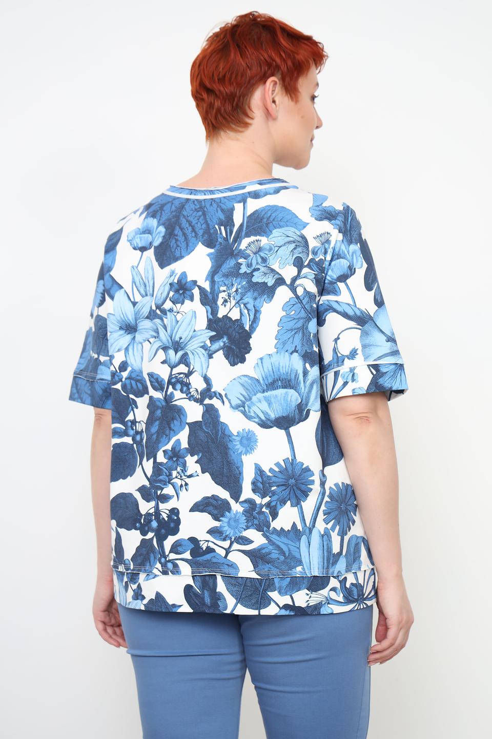 Пуловер Frapp с цветочным принтом