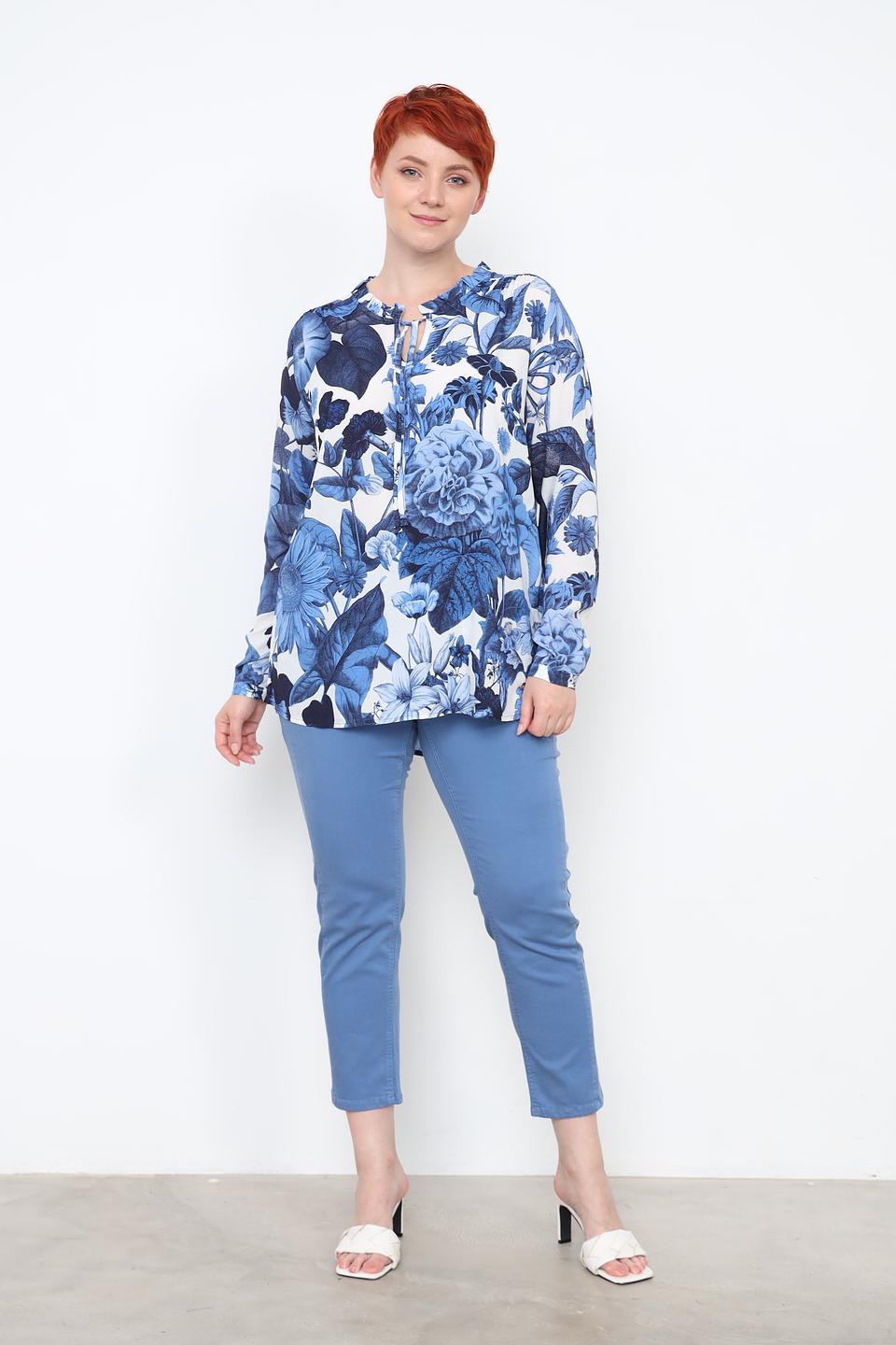 Блуза Frapp с цветочным принтом