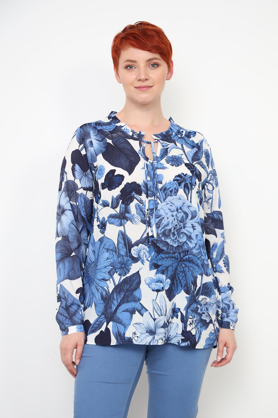 Блуза Frapp с цветочным принтом