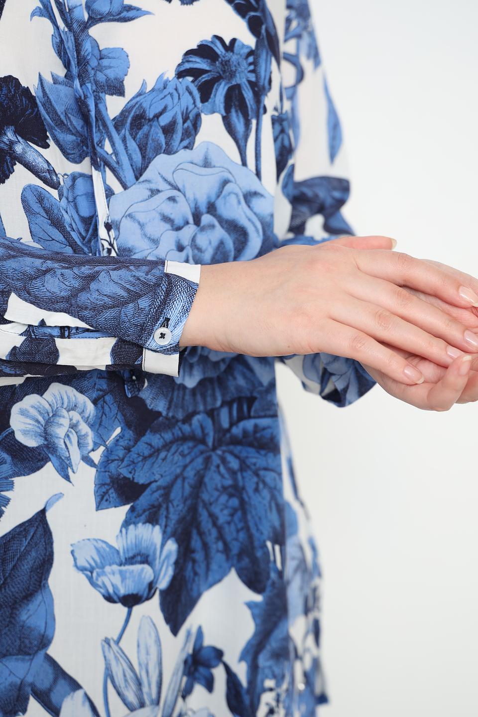 Блуза Frapp с цветочным принтом