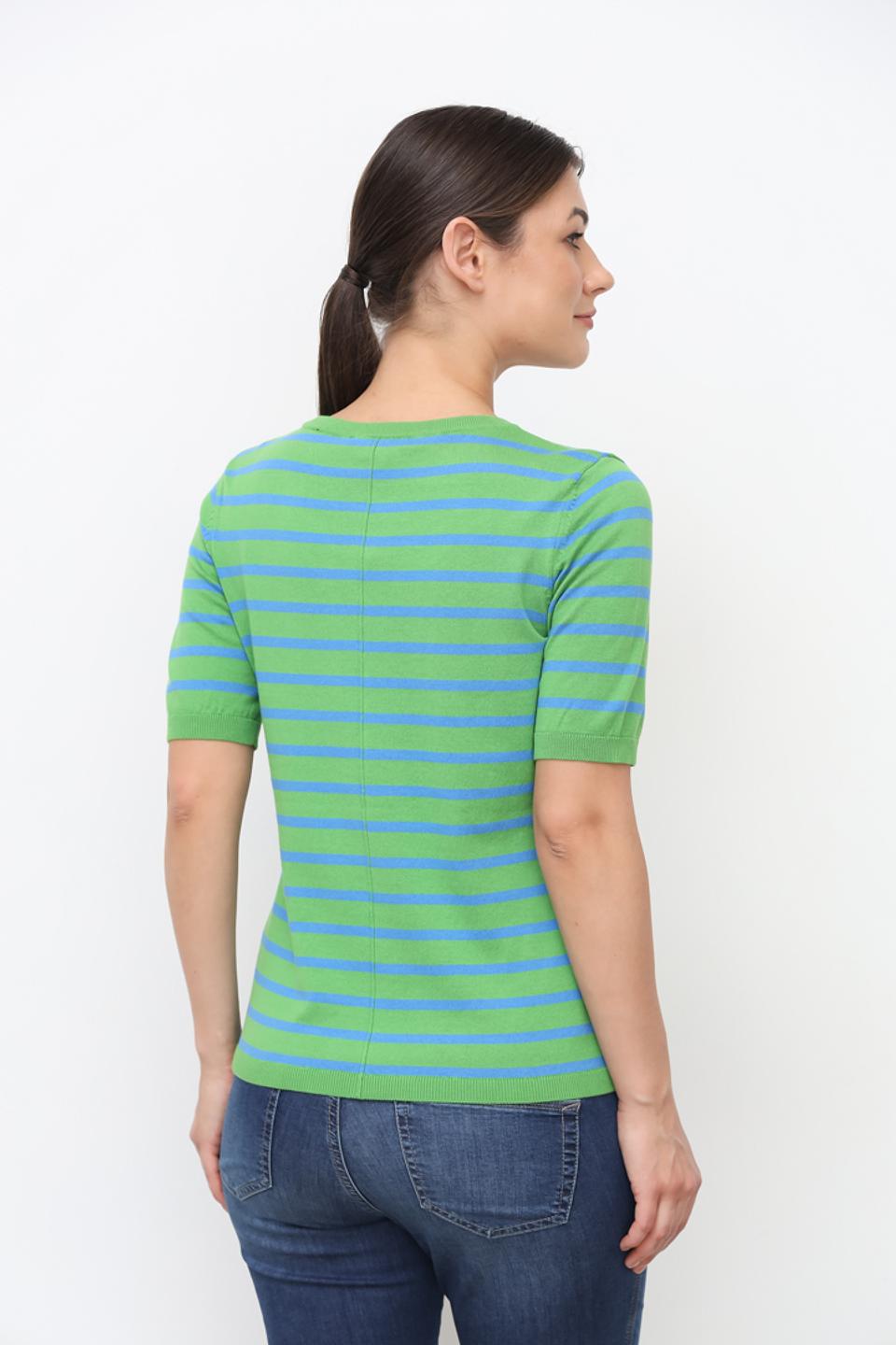 Пуловер Oui в полоску