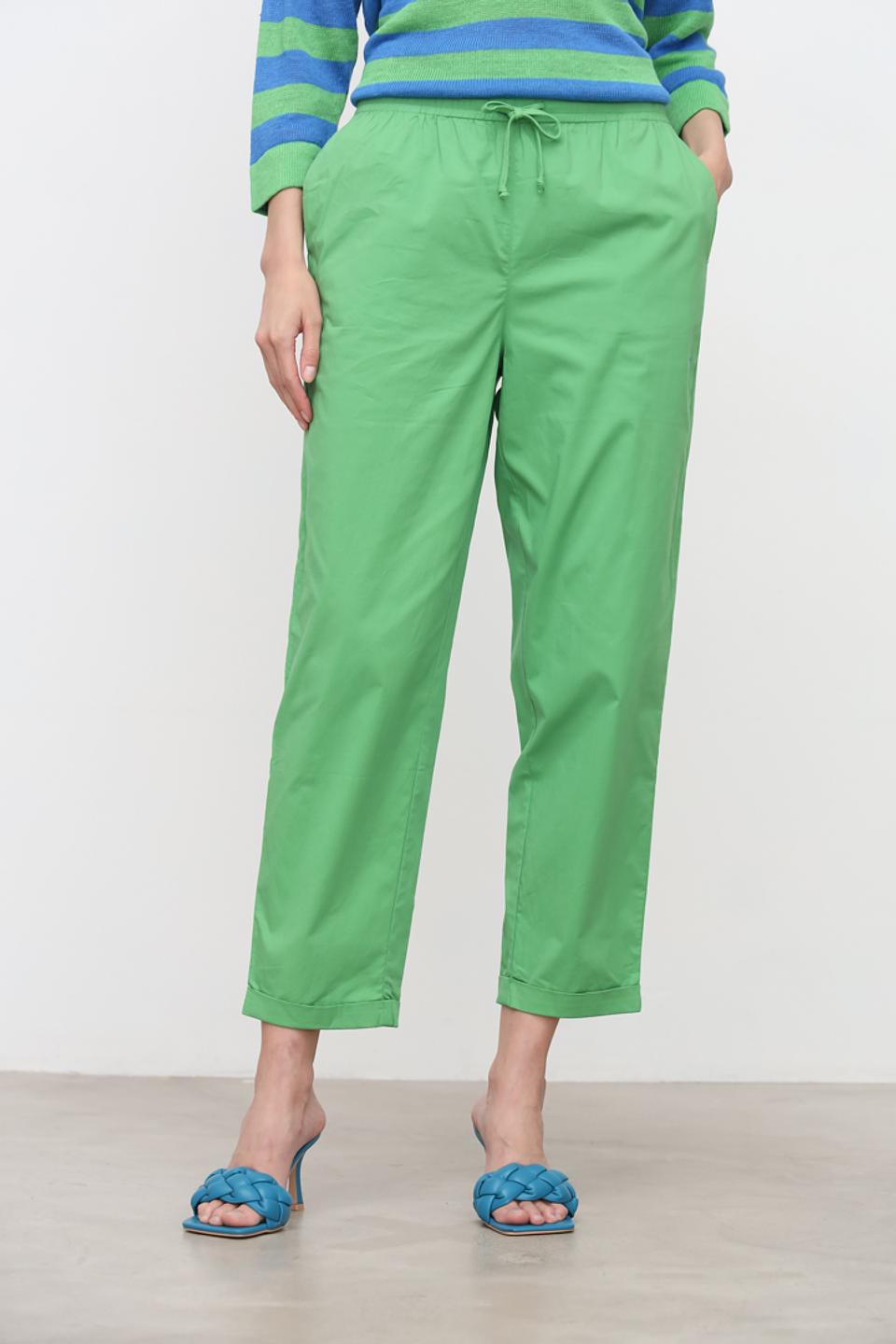 Брюки кл Oui зелёные