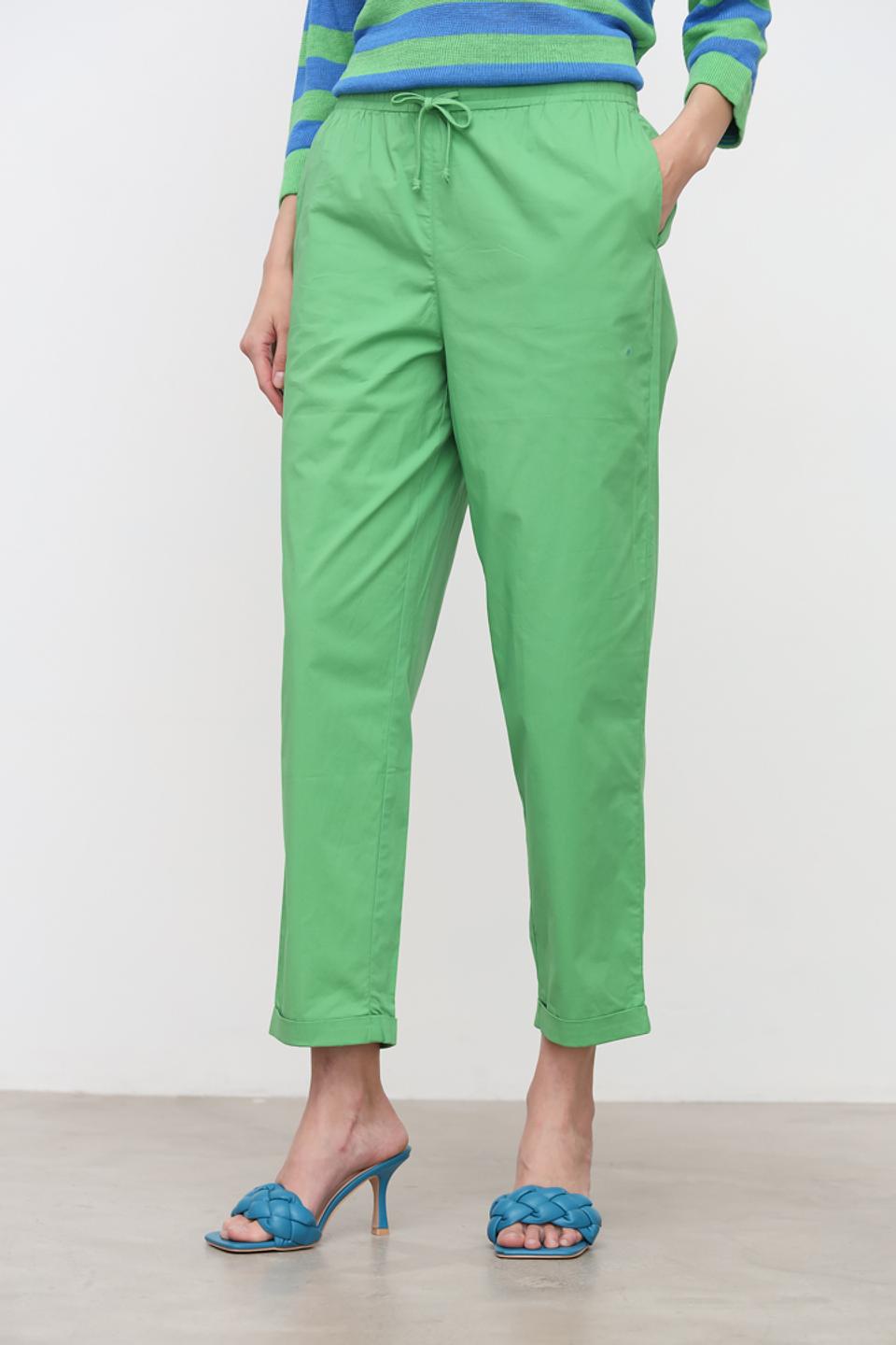 Брюки кл Oui зелёные