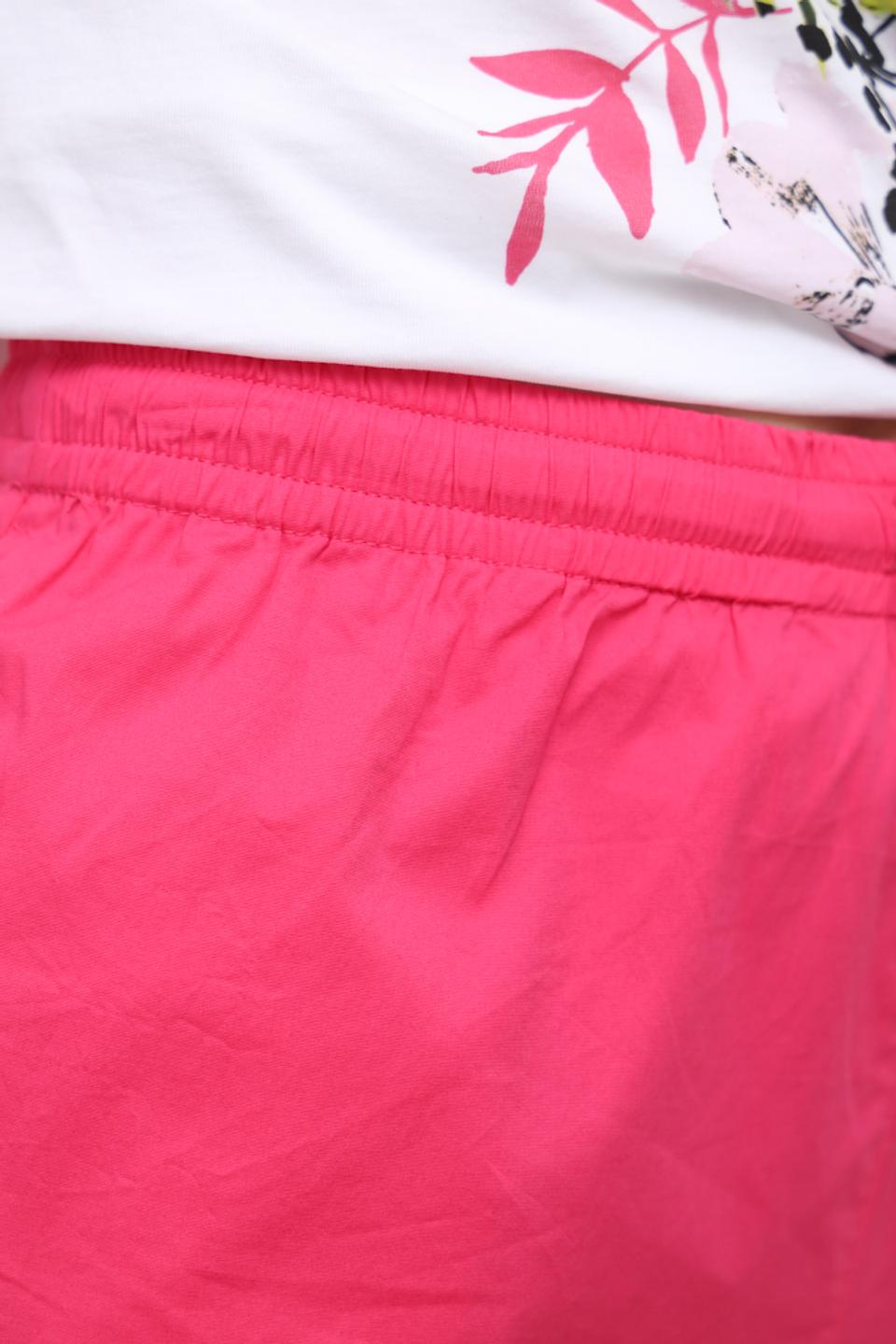 Брюки кюлоты Oui фуксия