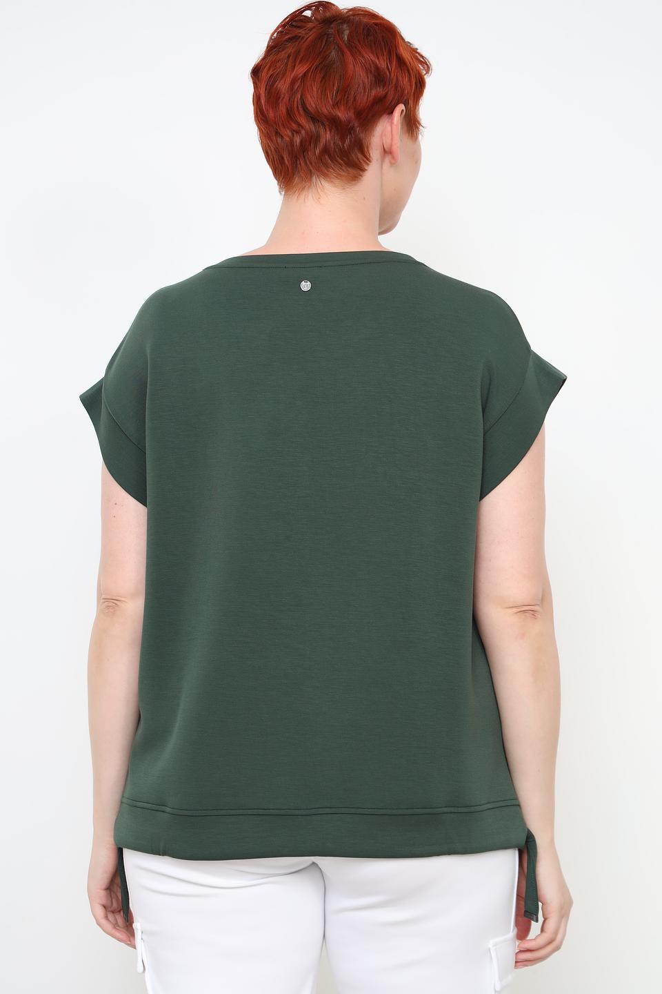 Футболка Frapp с принтом, зелёная