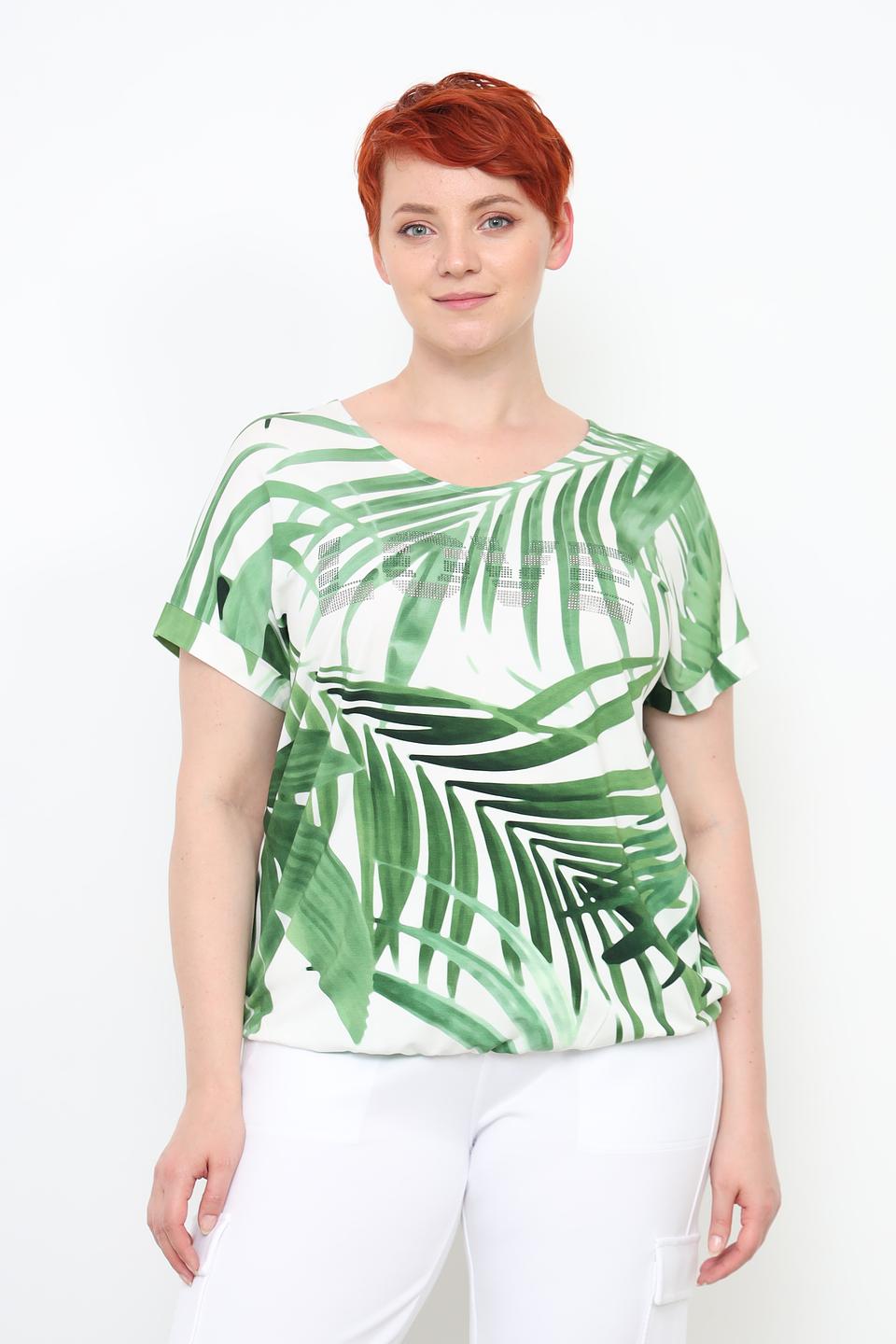 Футболка Frapp с тропическим принтом