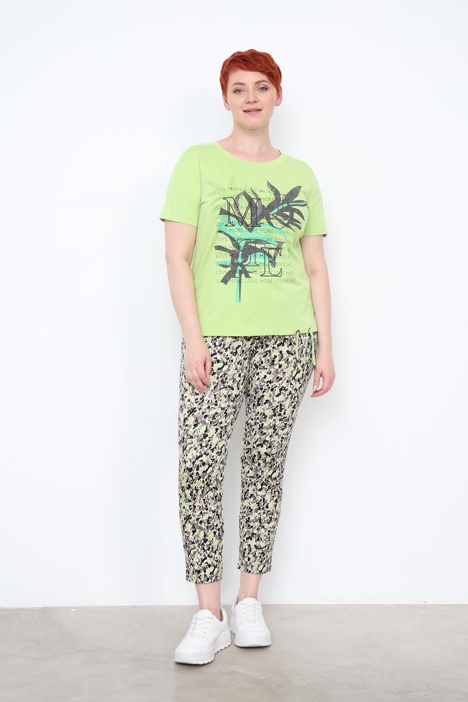 Брюки трикотажные Rabe collection в принт