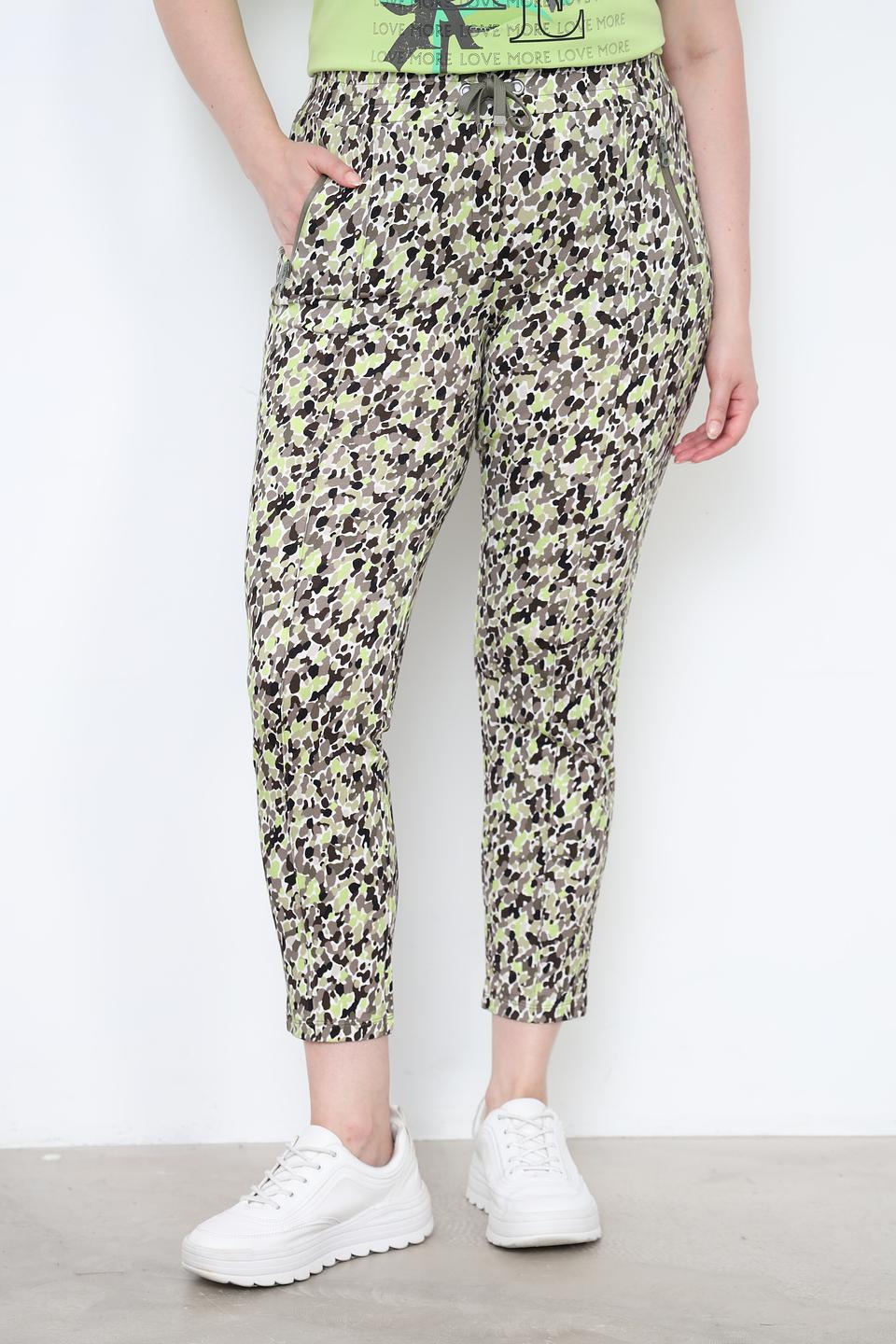 Брюки трикотажные Rabe collection в принт