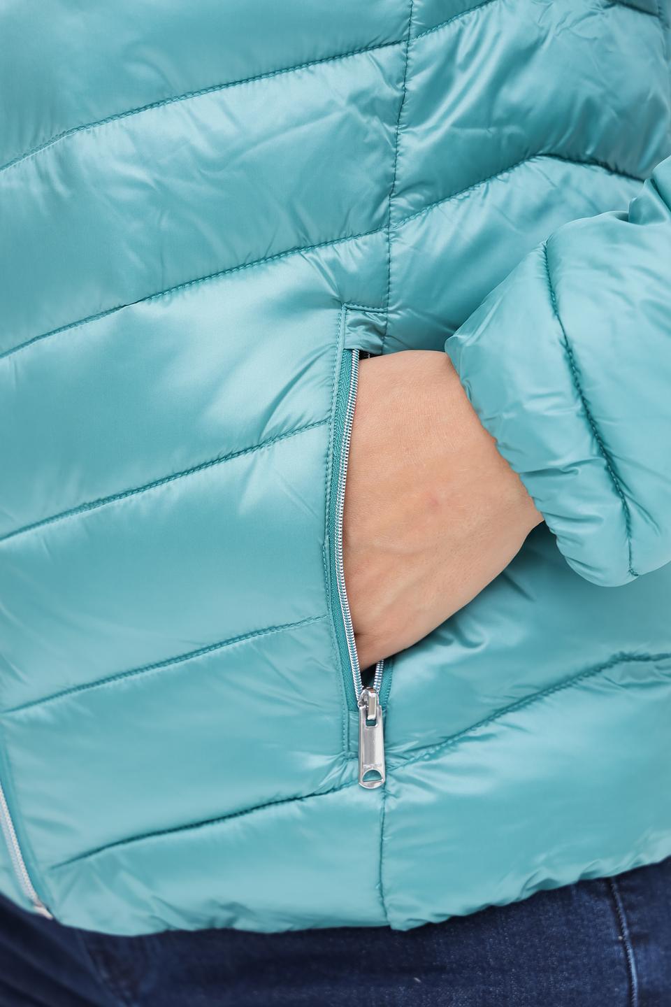 Куртка Tom Tailor стеганая мятная