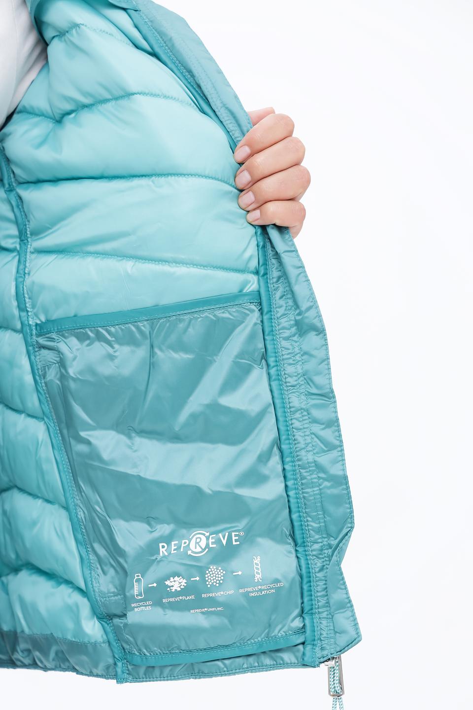 Куртка Tom Tailor стеганая мятная