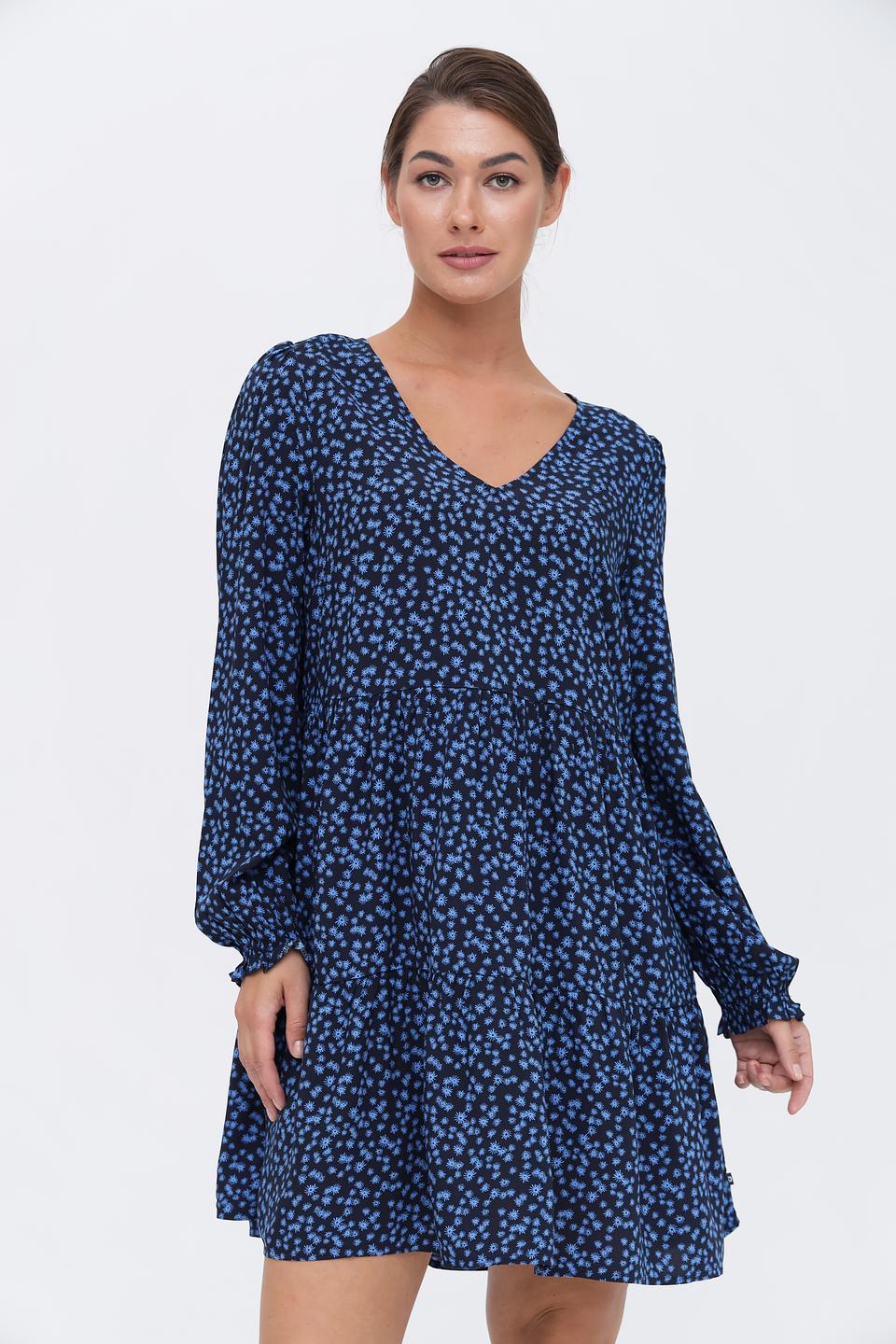 Платье Tom Tailor denim с цветочным принтом