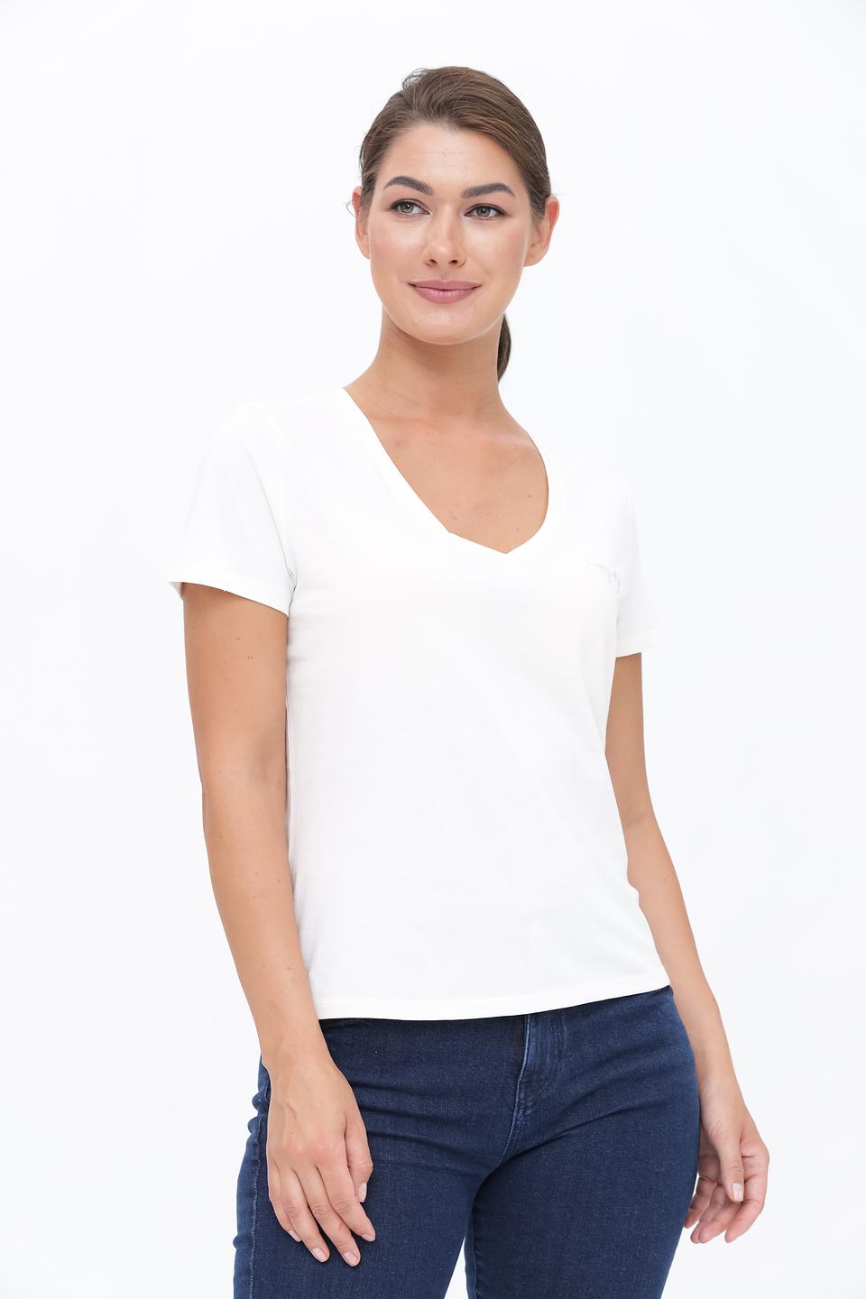 Футболка Tom Tailor denim белая