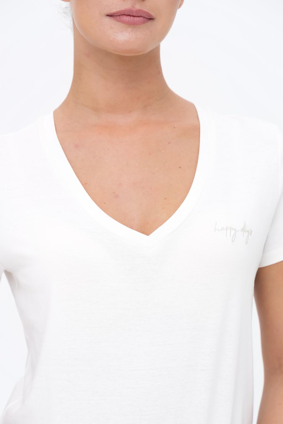 Футболка Tom Tailor denim белая