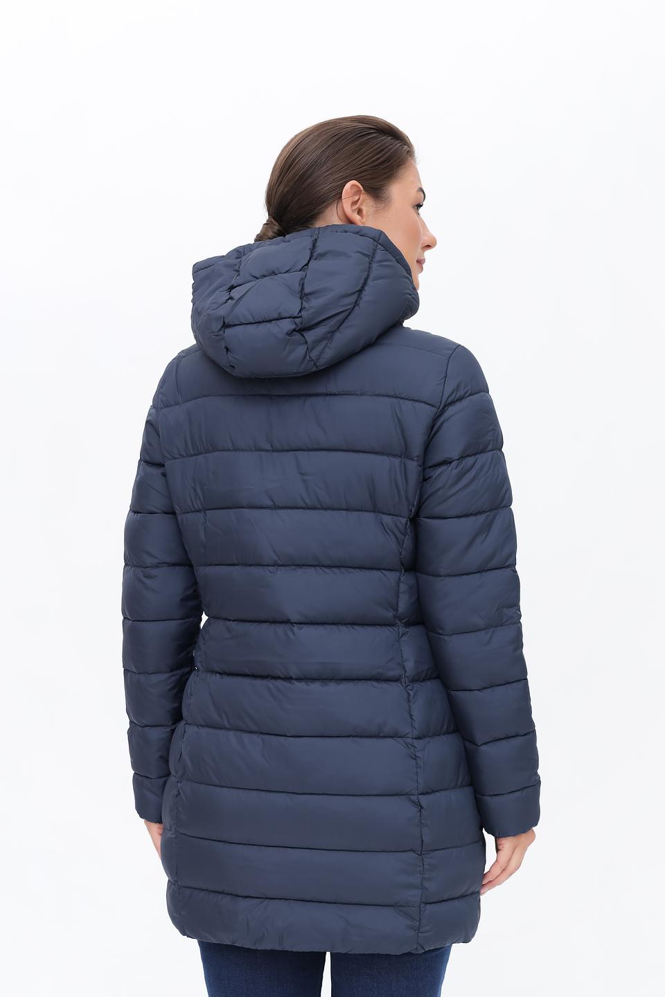 Пальто стеганое Tom Tailor denim синее