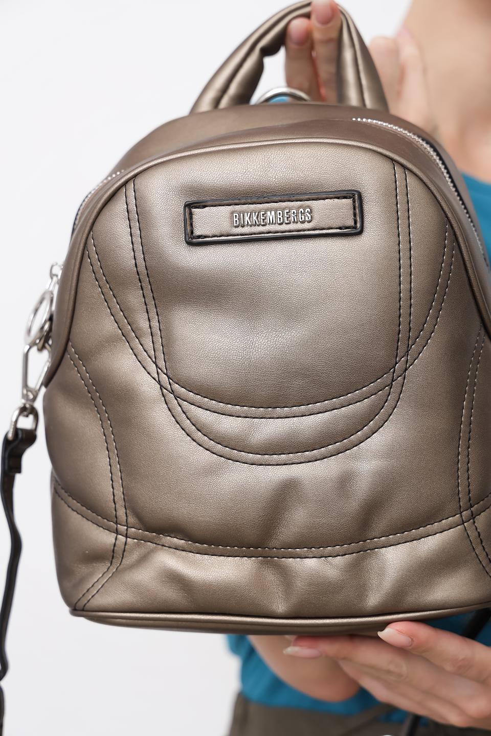 Рюкзак Bikkembergs женский бронзовый