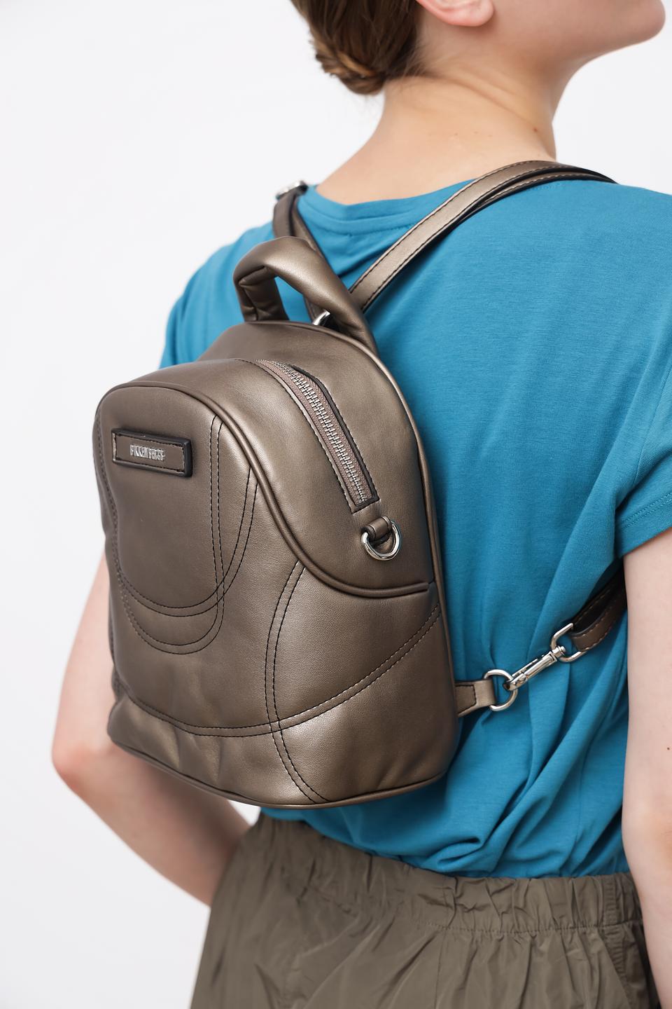 Рюкзак Bikkembergs женский бронзовый