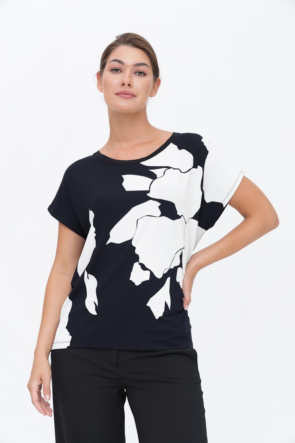 Футболка Taifun с цветочным принтом