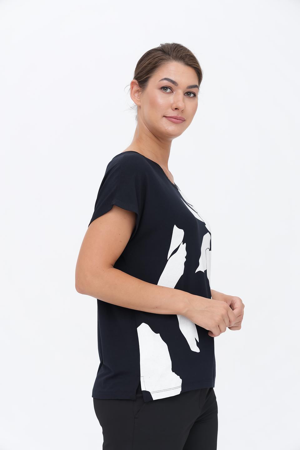 Футболка Taifun с цветочным принтом