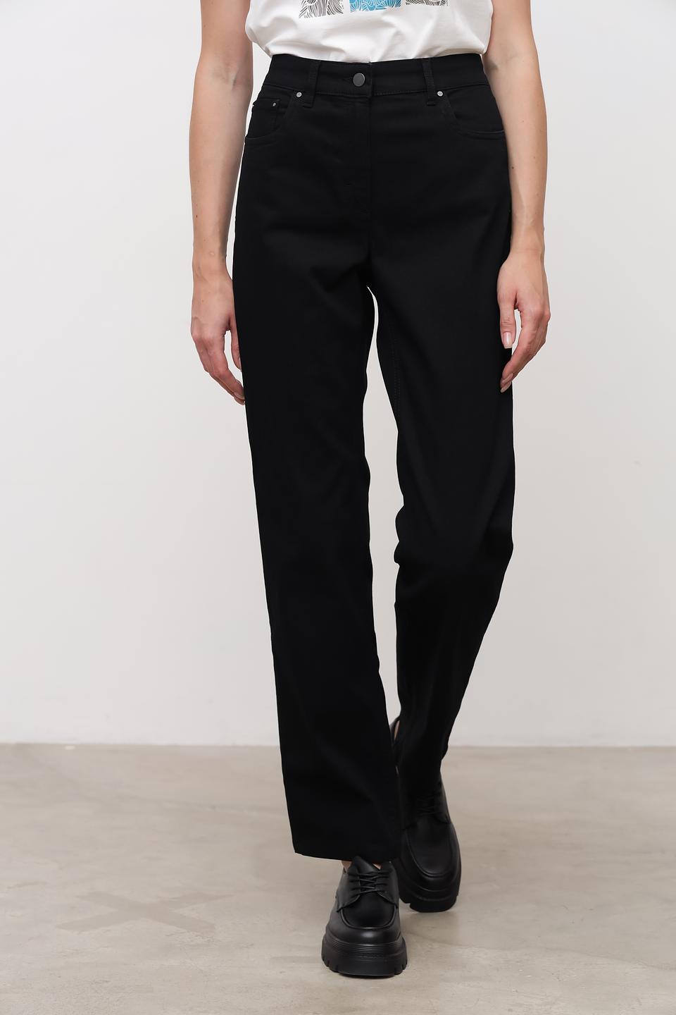 Джинсы Zerres прямые чёрные