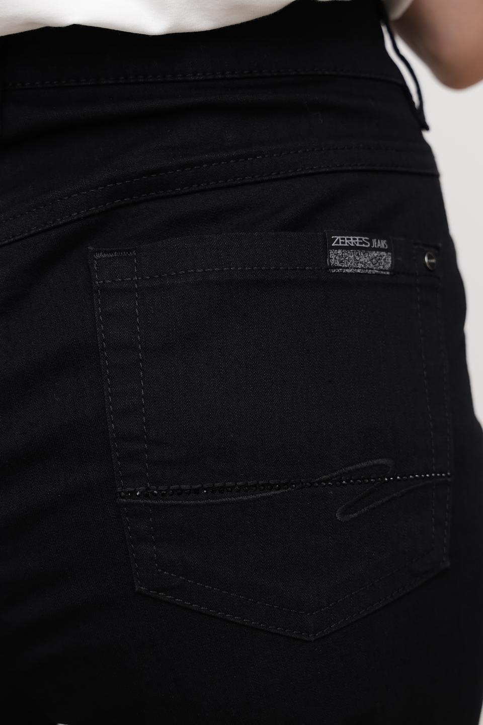 Джинсы Zerres прямые чёрные