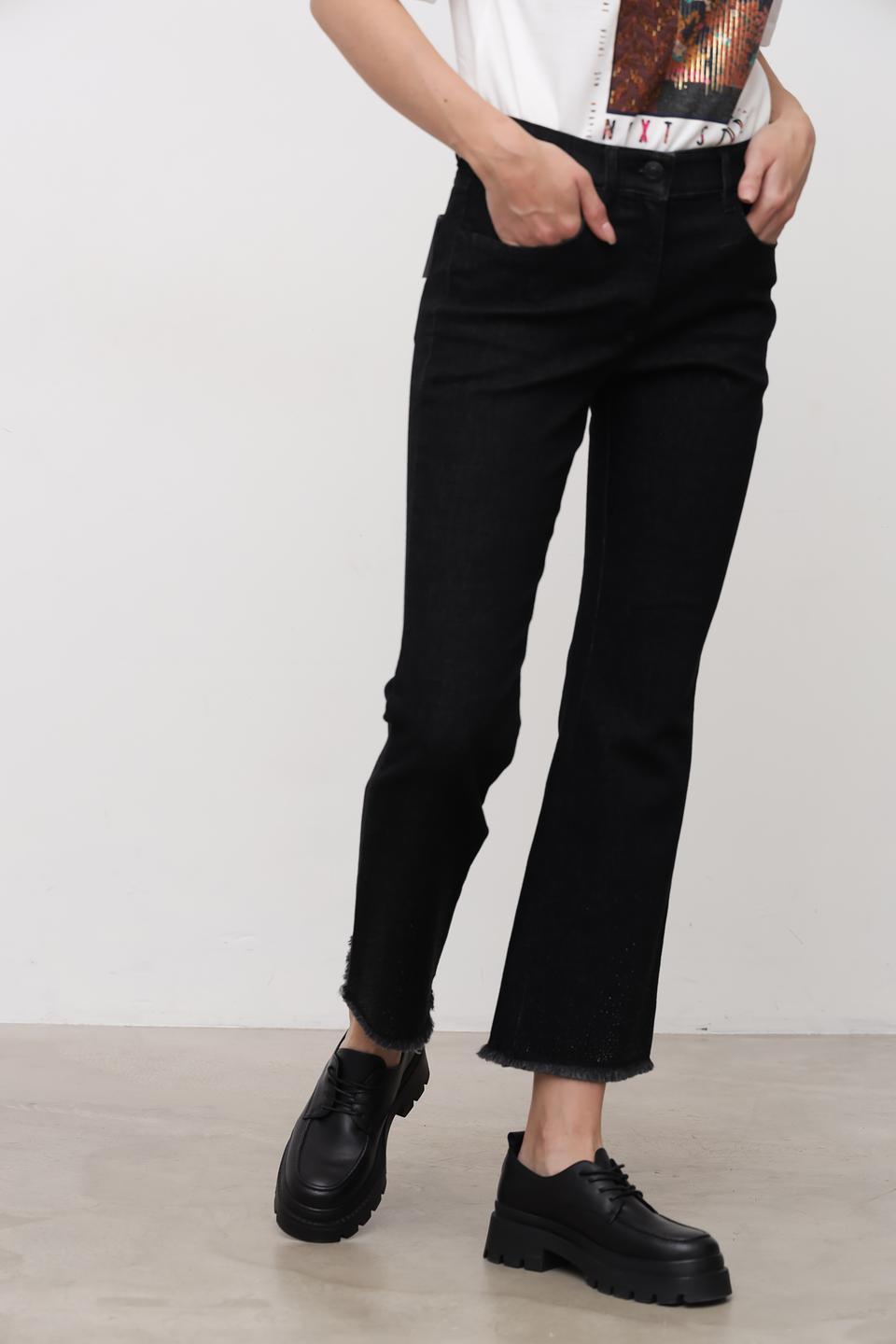 Джинсы Zerres чёрные прямые